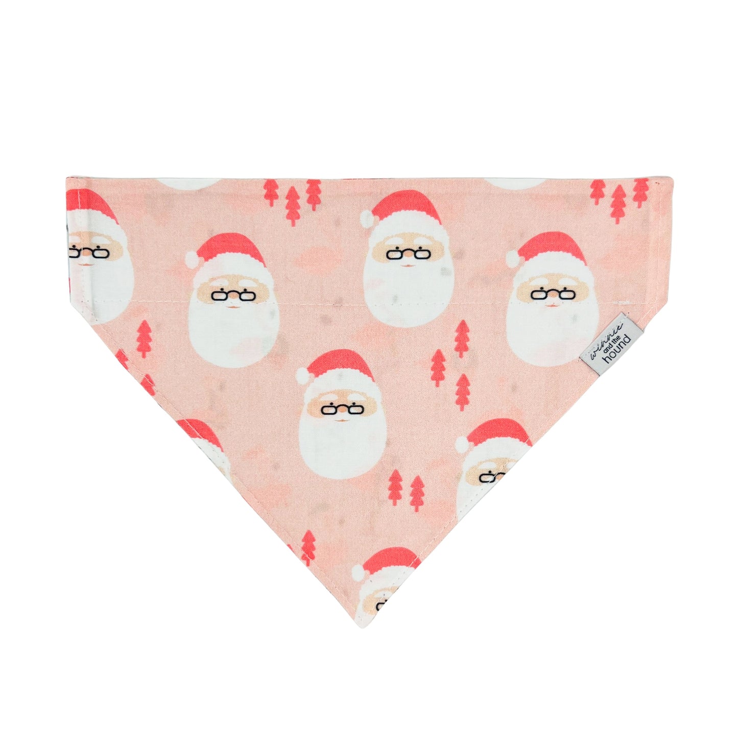 Christmas Flamingos Dog Bandana
