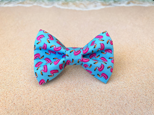 Toucan Pool Float Dog Bow Tie