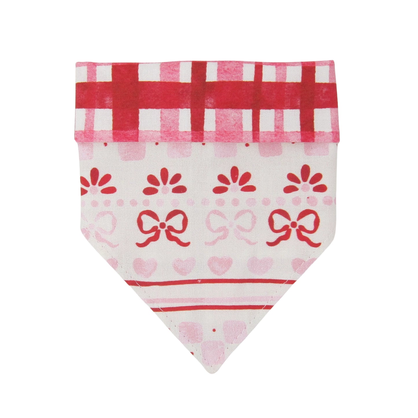 Valentine Fair Isle Dog Bandana