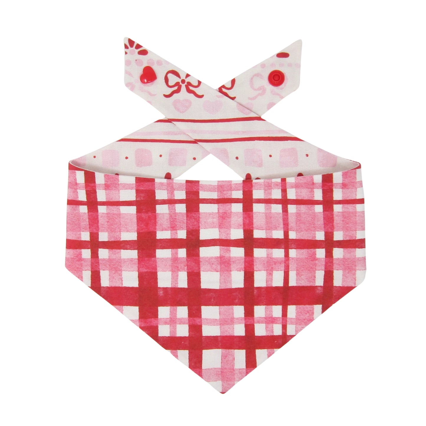 Valentine Fair Isle Dog Bandana
