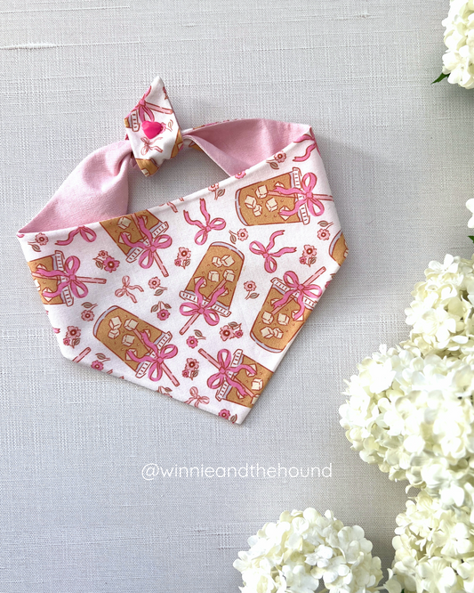 A Latte Love Dog Bandana