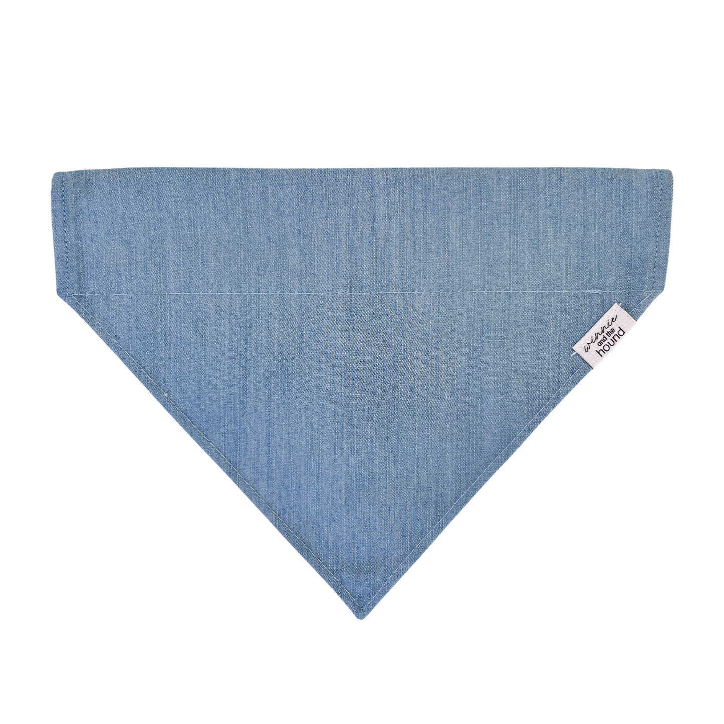 Chambray Stars Over the Collar Dog Bandana