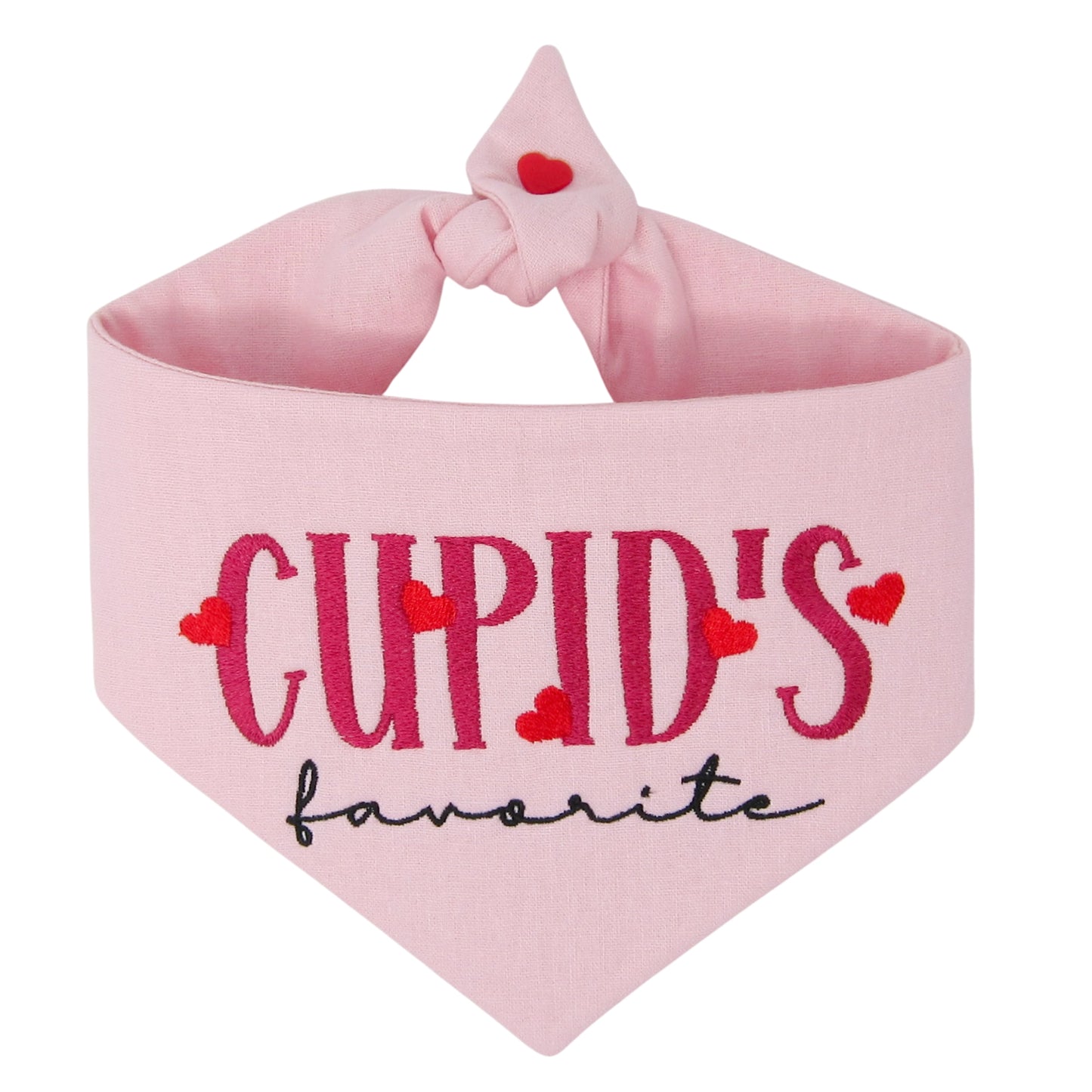 Cupid's Favorite Dog Bandana