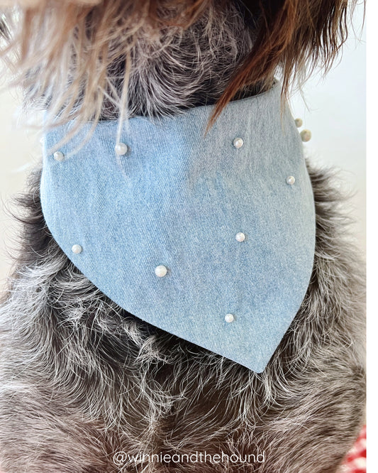 Denim Darling Dog Bandana