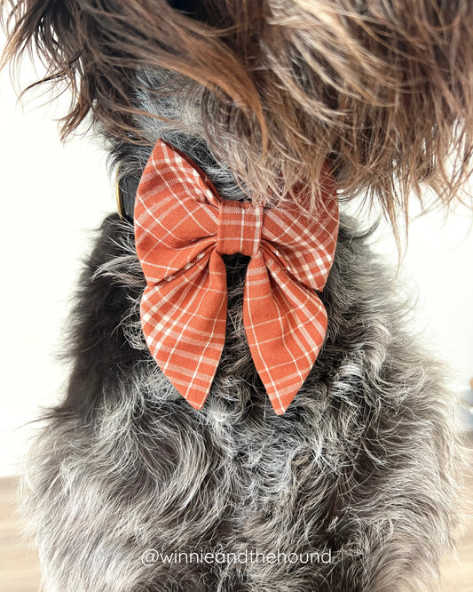 Homespun Plaid Lady Bow