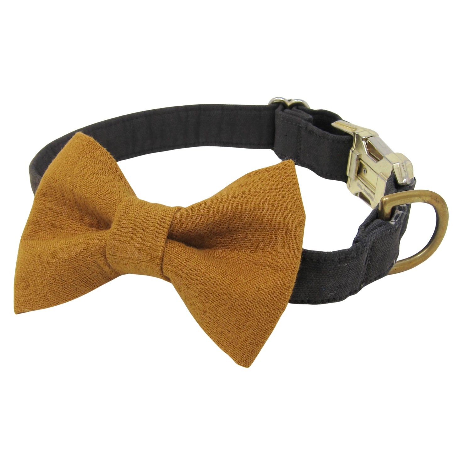 Gauze Dog Bow Tie - Cafe Spice