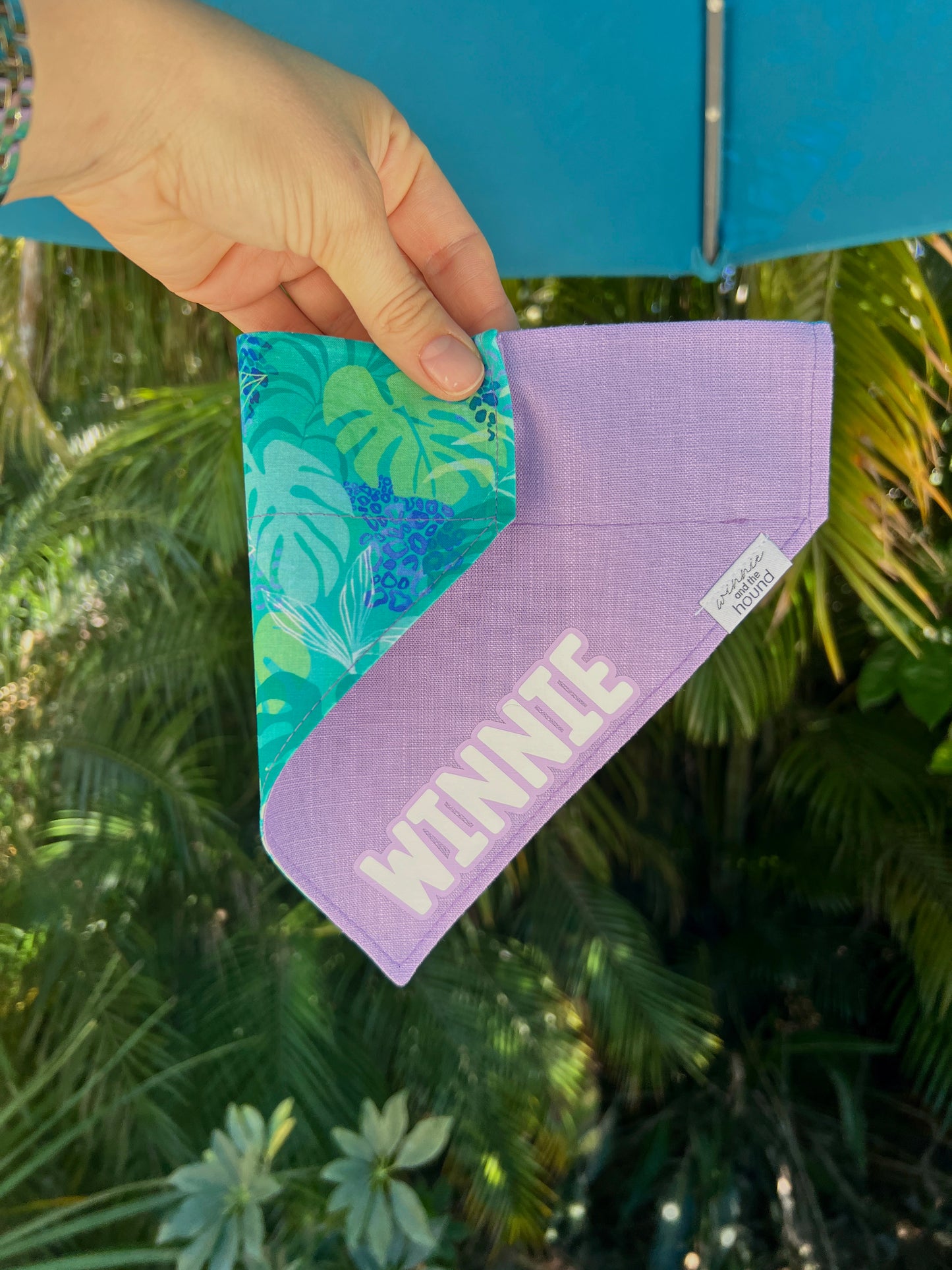 Jungle Monstera Dog Bandana