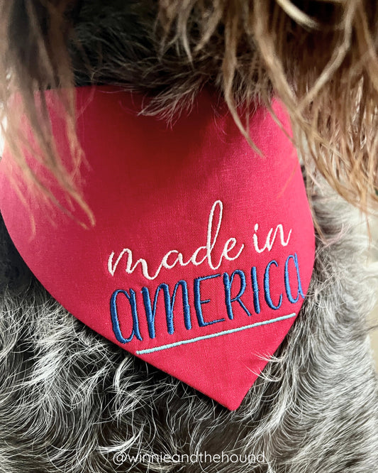Made in America Dog Bandana