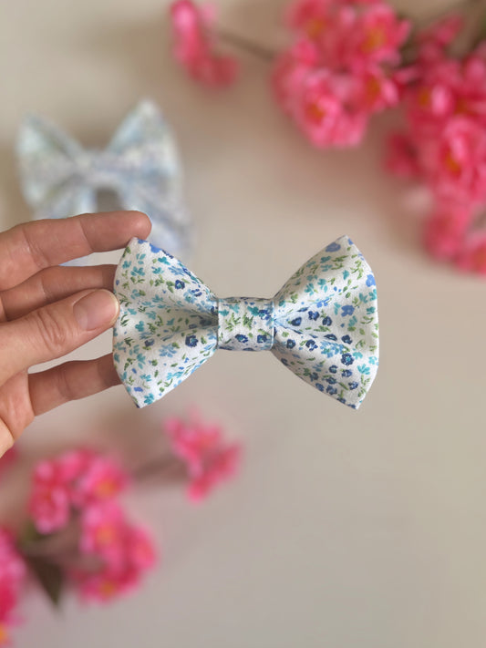 Patchwork Floral Dog Bow Tie