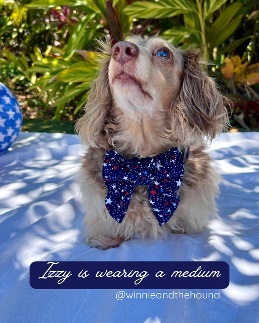 Patriotic Stars Lady Bow