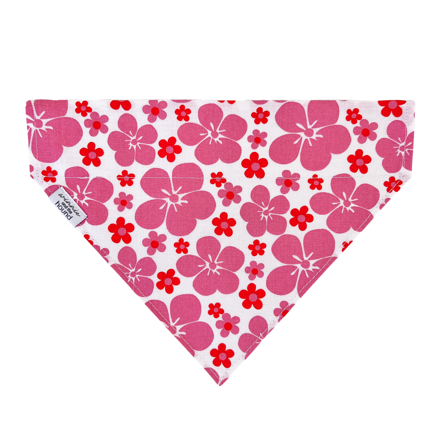 Pink Hibiscus Dog Bandana