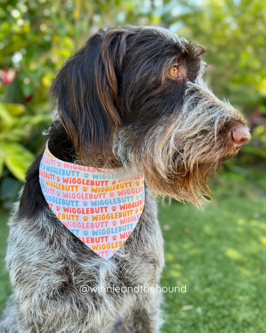 Wigglebutt Dog Bandana - Pink