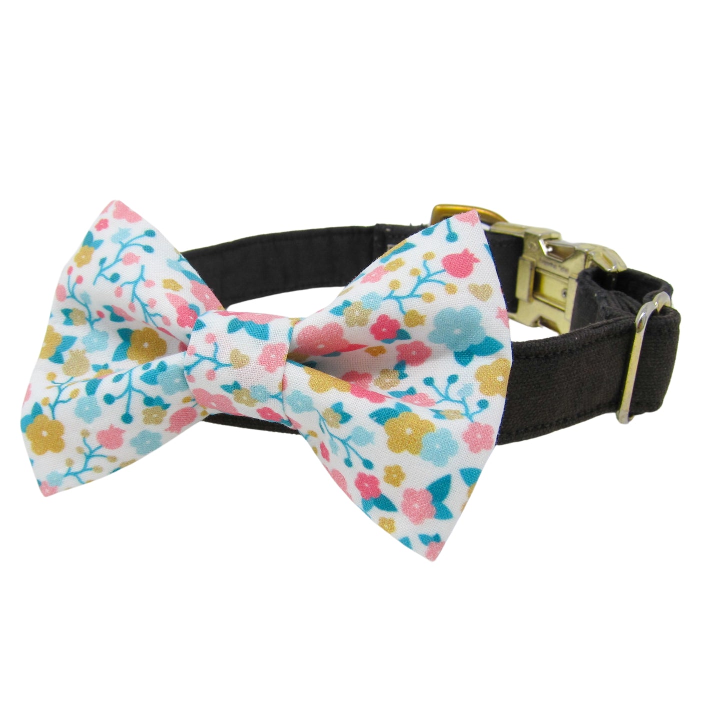 Spring Floral Dog Bow Tie