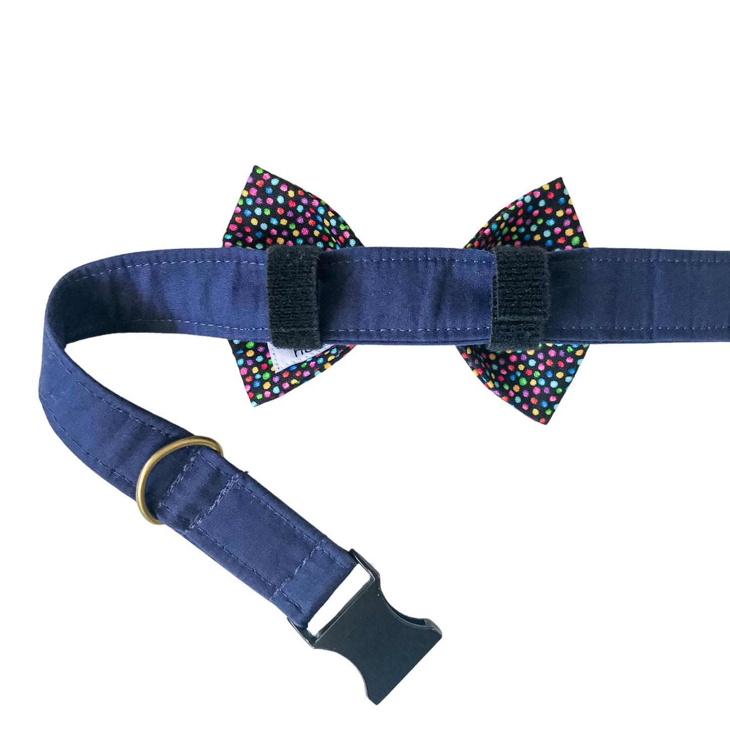 Confetti Dots Dog Bow Tie