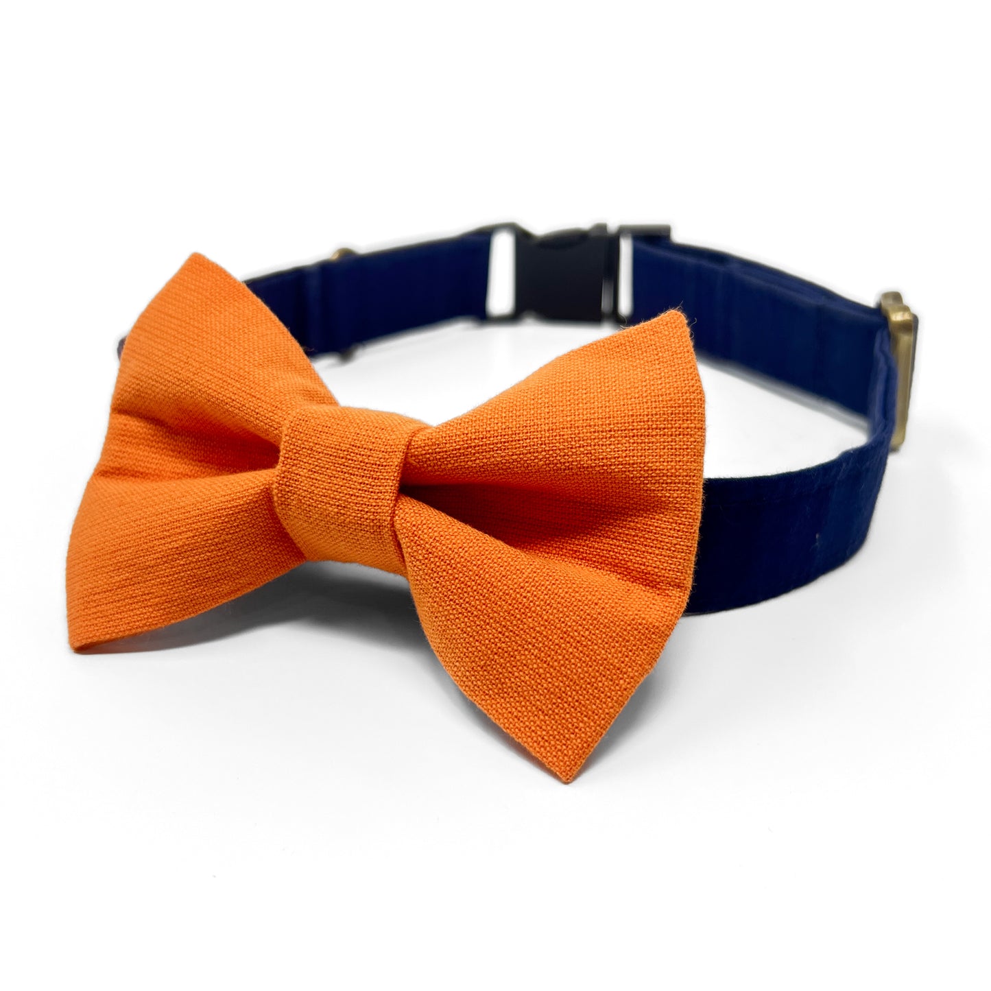 Solid Orange Dog Bow Tie