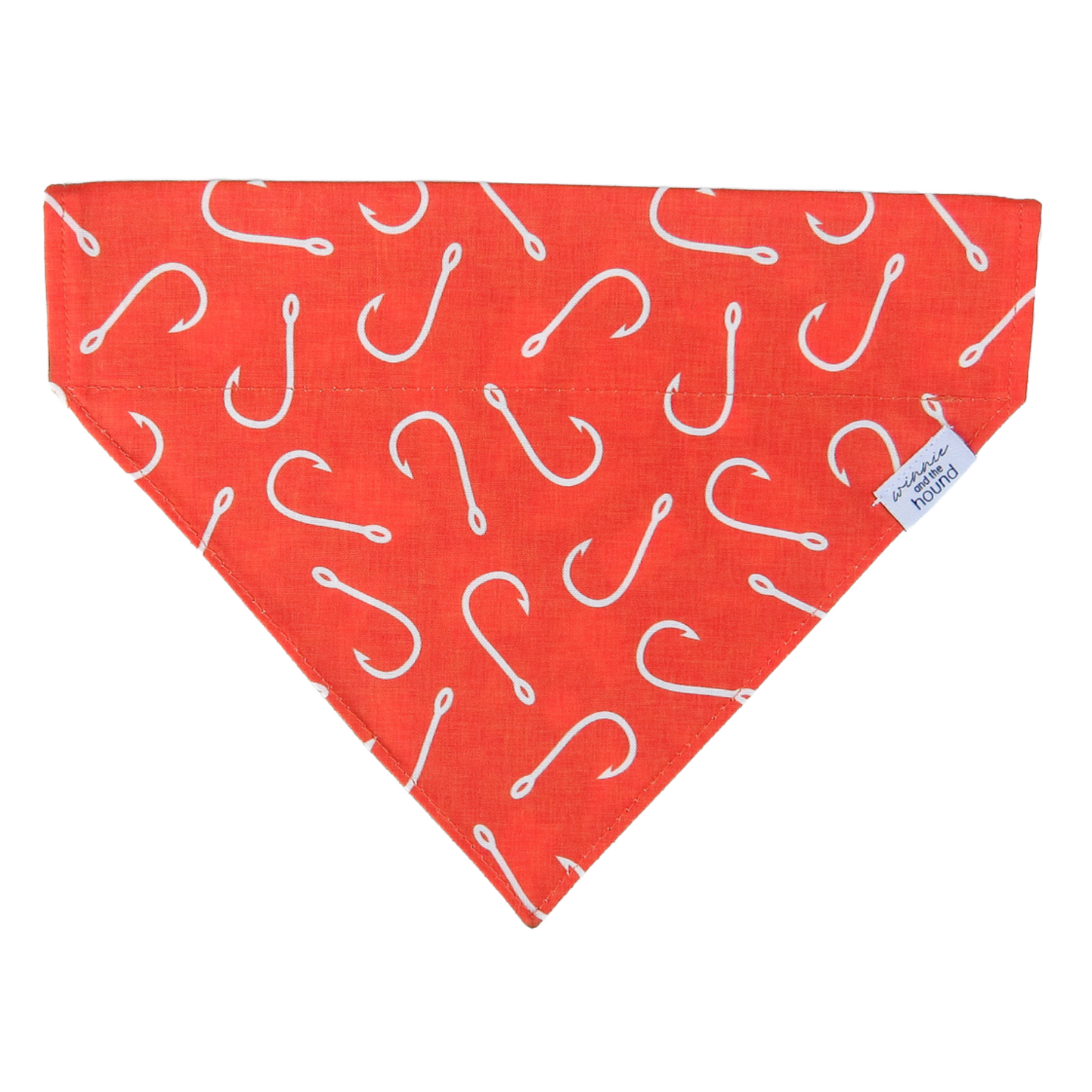 Gone Fishing Dog Bandana - Green