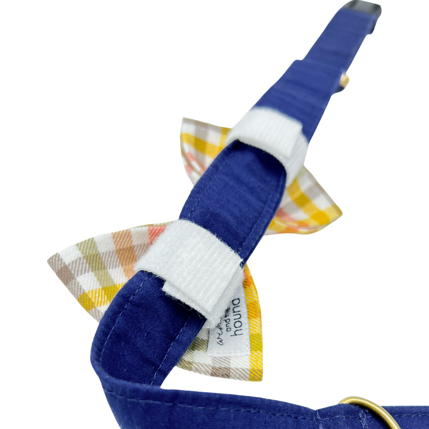 Harvest Check Dog Bow Tie