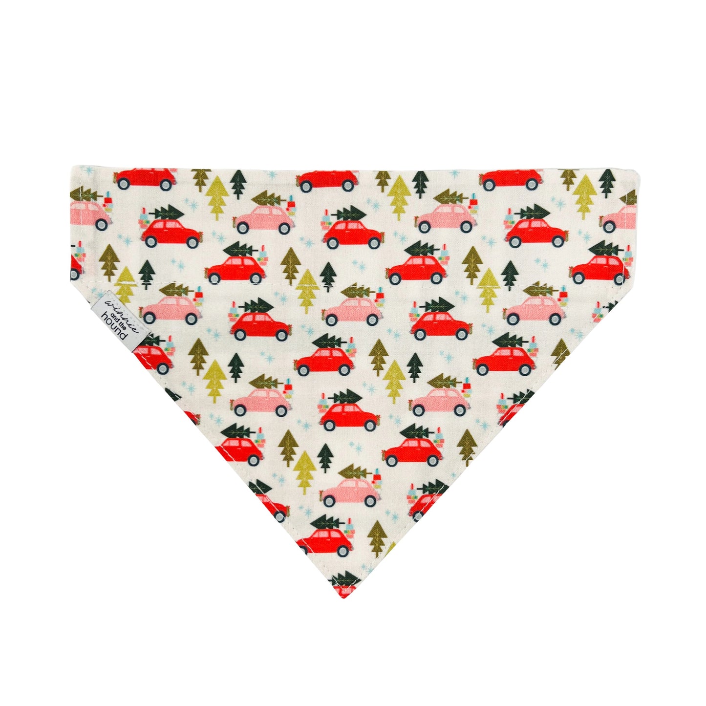Christmas Cars Dog Bandana