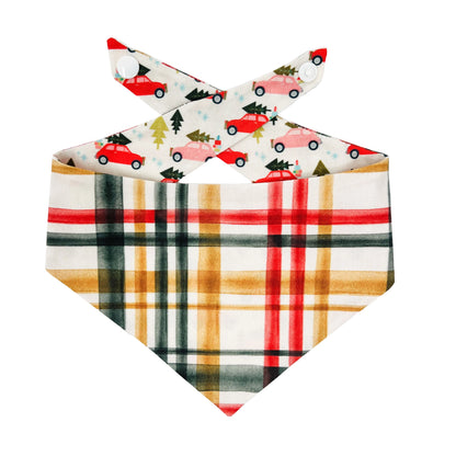Christmas Cars Dog Bandana