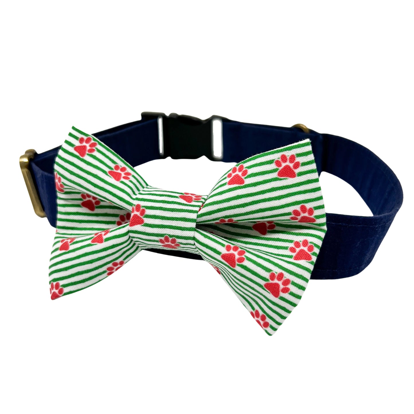 Christmas Paws Dog Bow Tie