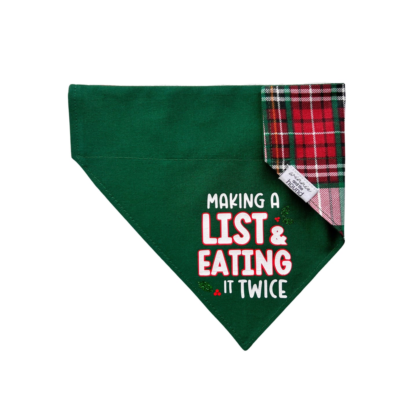 Making a List Dog Bandana