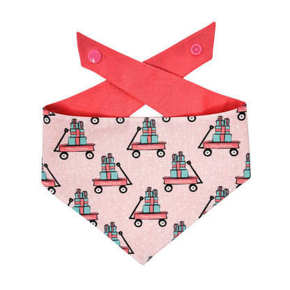 Christmas Wagon Dog Bandana