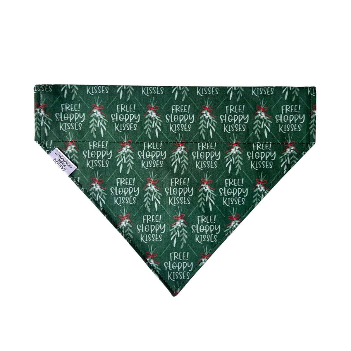 Free Sloppy Kisses Dog Bandana