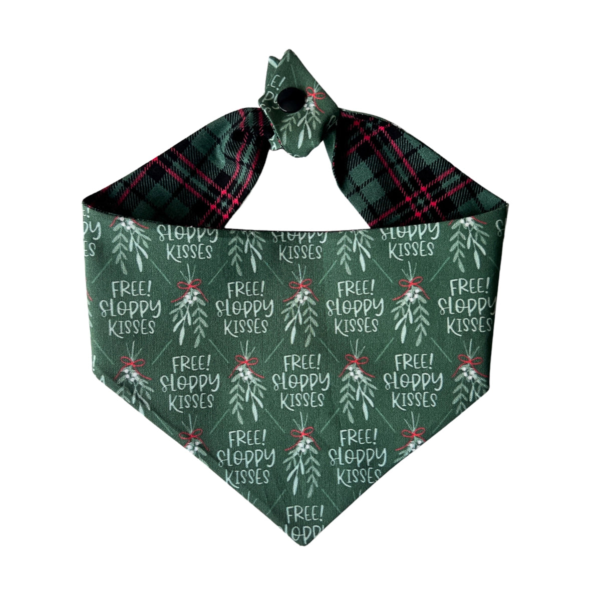 Free Sloppy Kisses Dog Bandana