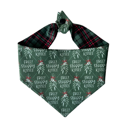 Free Sloppy Kisses Dog Bandana