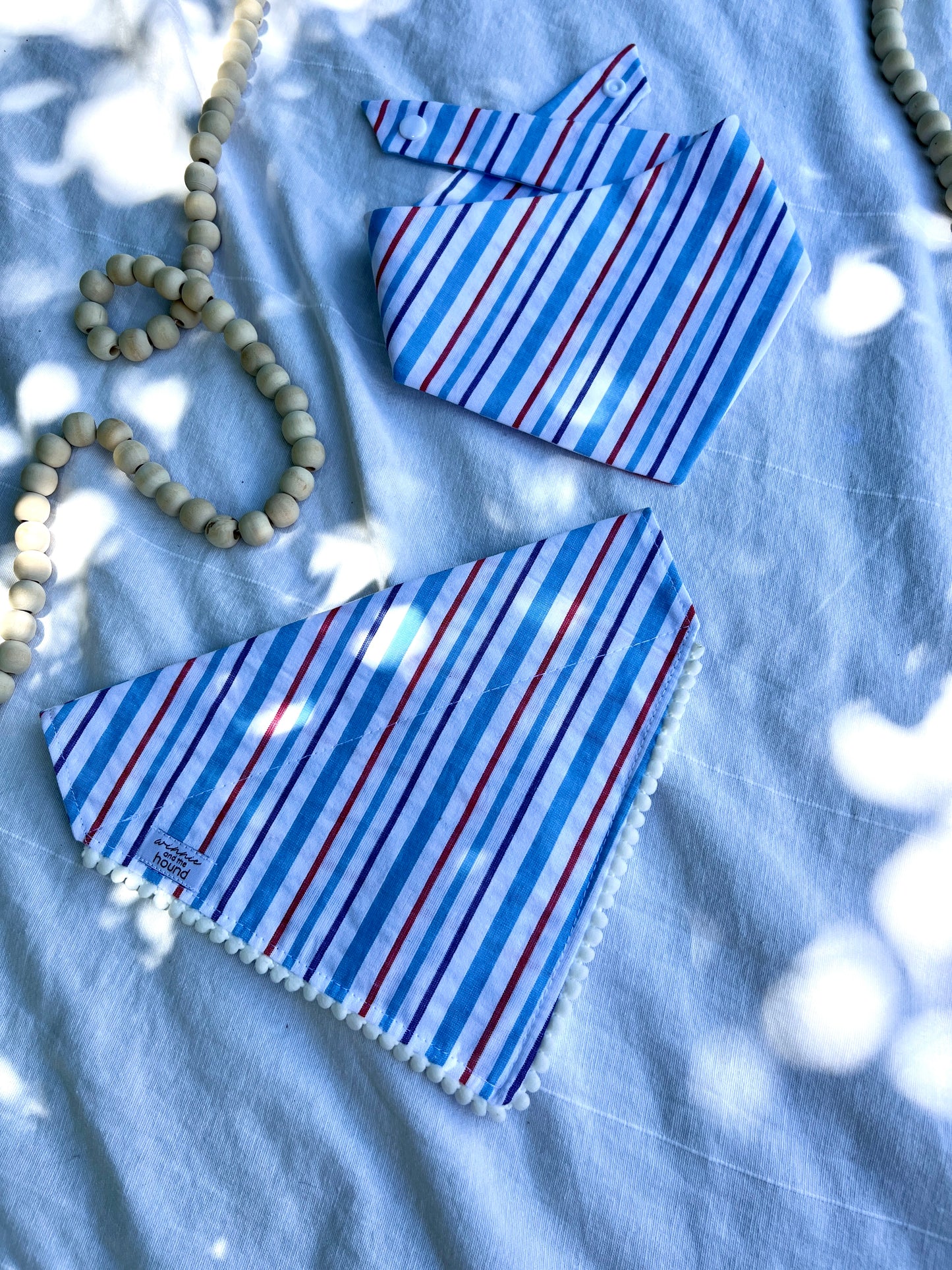 Patriotic Stripe Dog Bandana