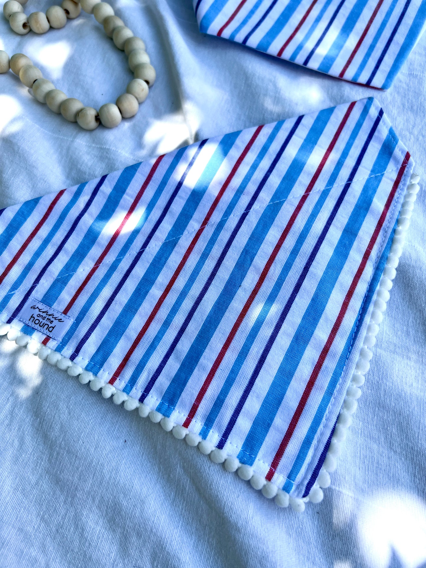 Patriotic Stripe Dog Bandana