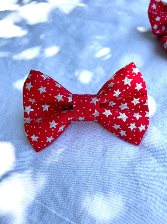 Liberty Stars Dog Bow Tie