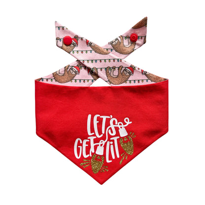 Let's Get Lit Dog Bandana
