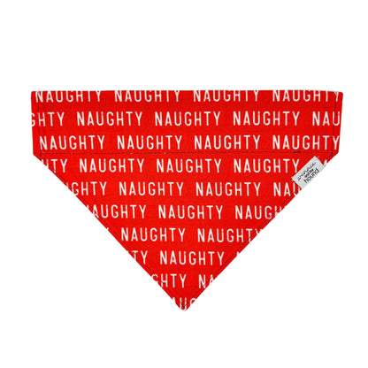 Naughty or Nice Dog Bandana