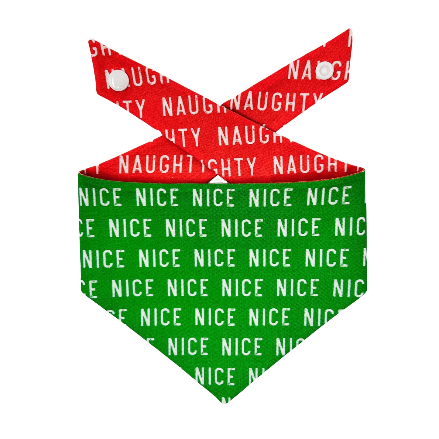 Naughty or Nice Dog Bandana