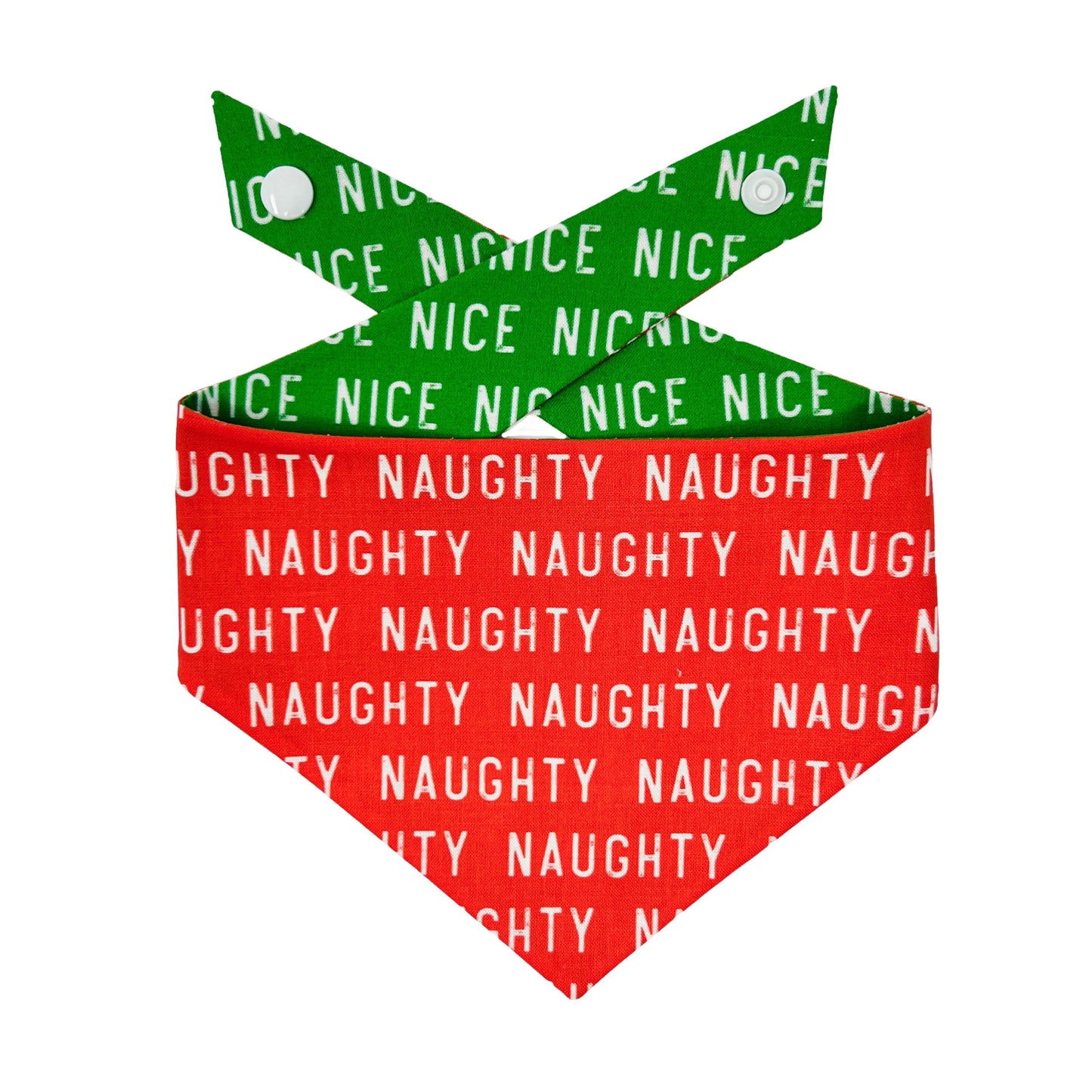 Naughty or Nice Dog Bandana
