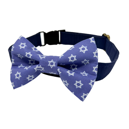Star of David Dog Bow Tie