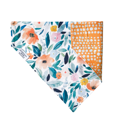 Watercolor Floral Dog Bandana