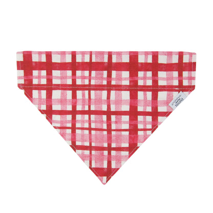 Valentine Fair Isle Dog Bandana