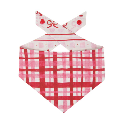 Valentine Fair Isle Dog Bandana