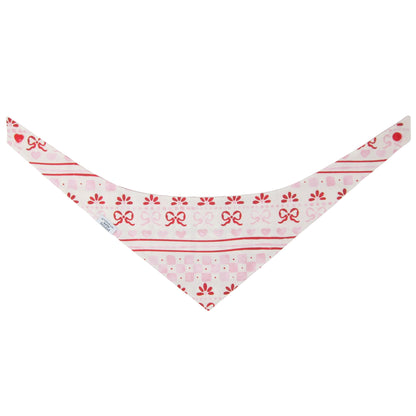 Valentine Fair Isle Dog Bandana