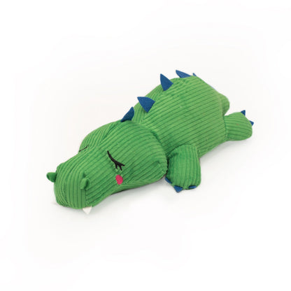 Silent Squeaker Alligator Dog Toy