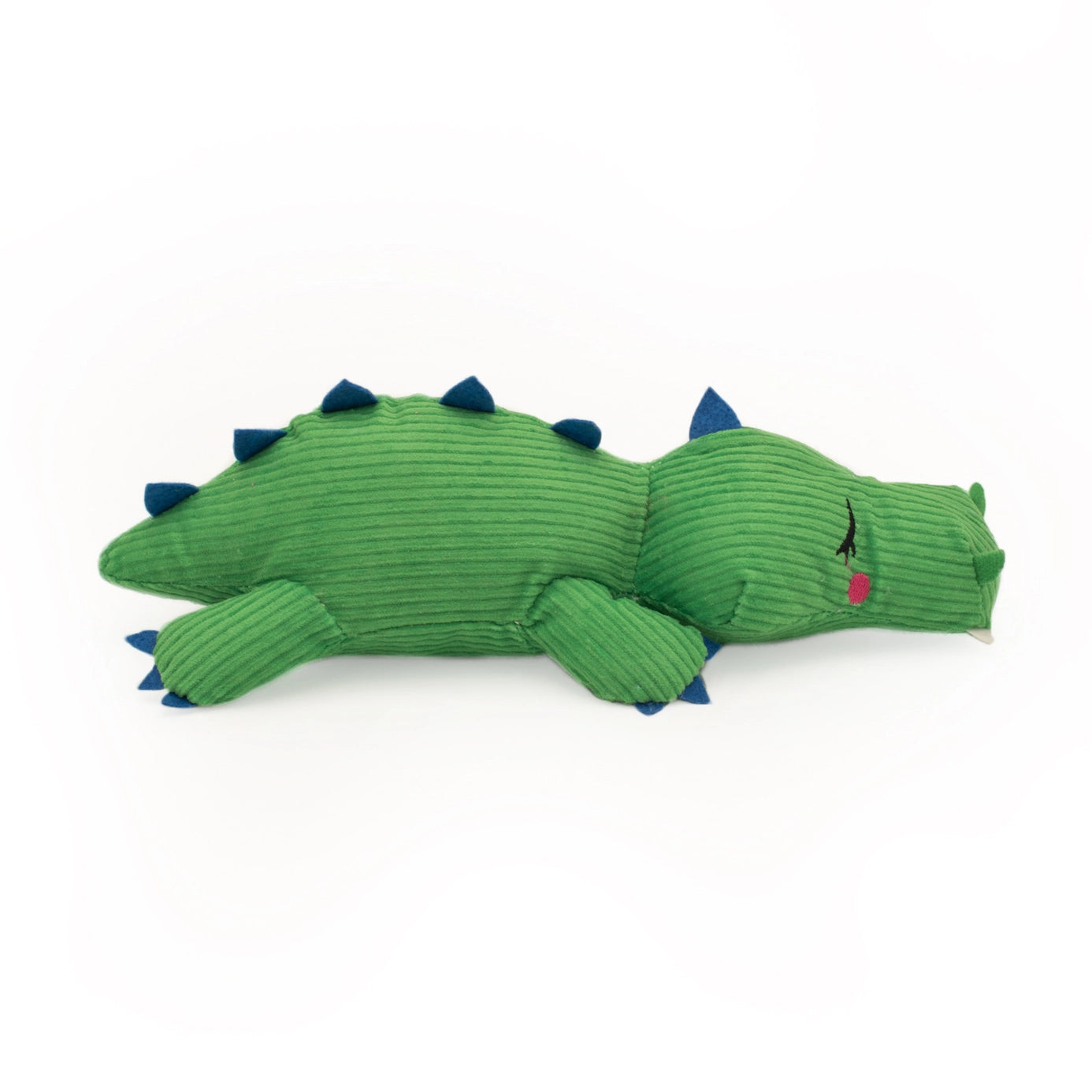 Silent Squeaker Alligator Dog Toy