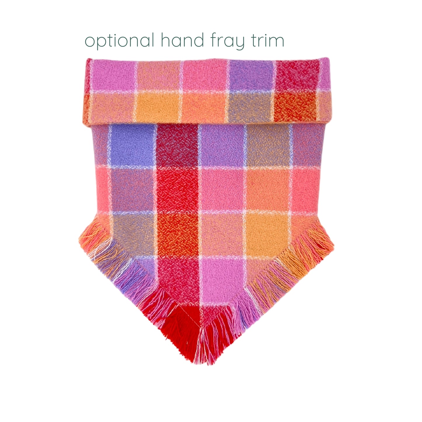 Autumn Jewel Flannel Dog Bandana