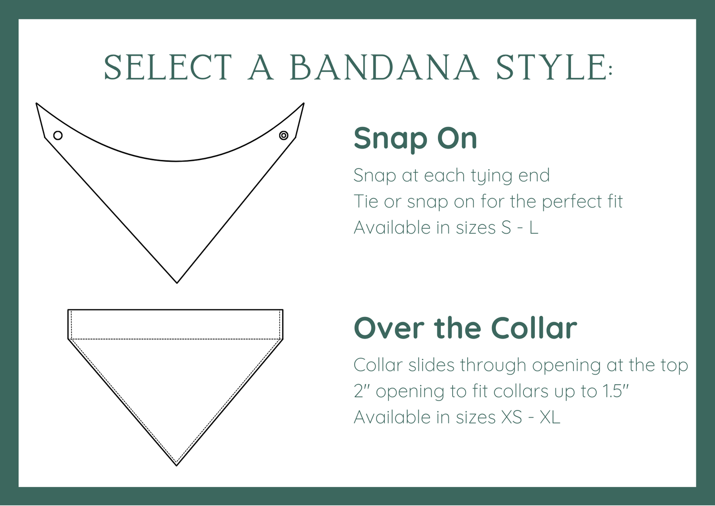Gone Fishing Dog Bandana - Green