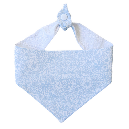 Floral Eyelet Dog Bandana