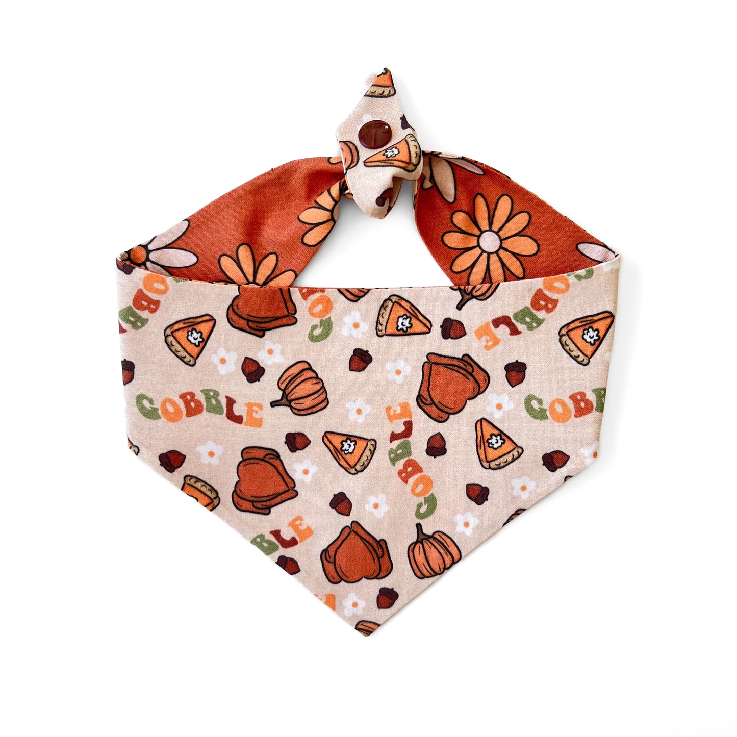 Boho Thanksgiving Dog Bandana