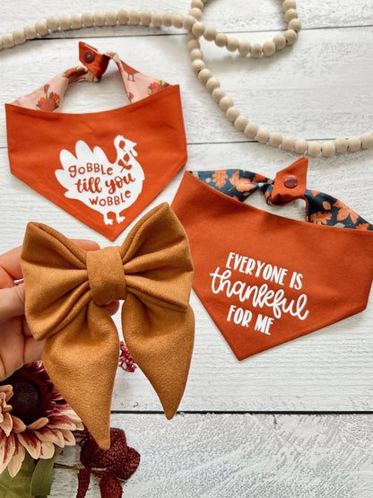 Camel Faux Suede Lady Bow