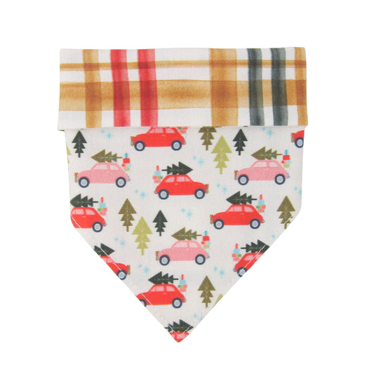 Christmas Cars Dog Bandana