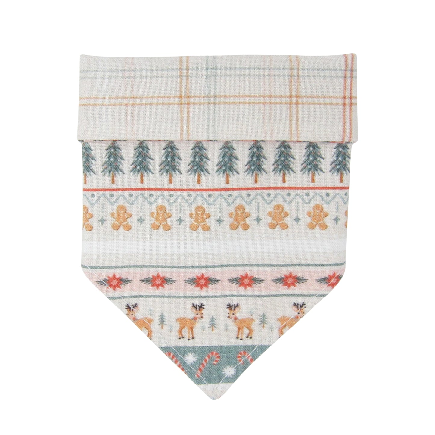 Christmas Fair Isle Dog Bandana